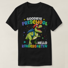 Adjö Preschool Studenten Dinosaur T rex T Shirt