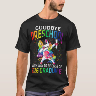 Adjö Preschoolklass 2026 Grad Hej 1st gra T Shirt