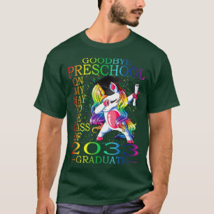 Adjö Preschoolklass 2033 Student Hej Kin T Shirt