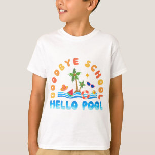 Adjö School Hej Bassäng T Shirt