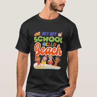 Adjö School Hej Beach Studenten Day 2023 T Shirt
