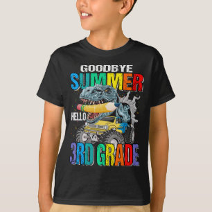 Adjö SommarHej 3:e Klass Monster Lastbil T Shirt