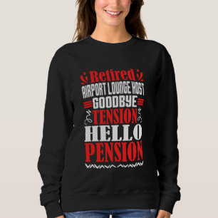Adjö Tension Hej Pensionerad flygplats Loun T Shirt