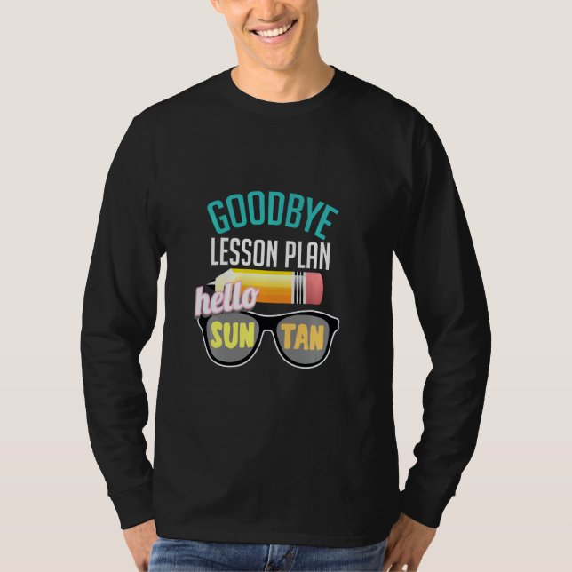Adjö till Hej-sommarklocka T Shirt (Framsida)