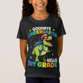 Adjö till Kindergarten Studenten Dinosaur Trex T Shirt