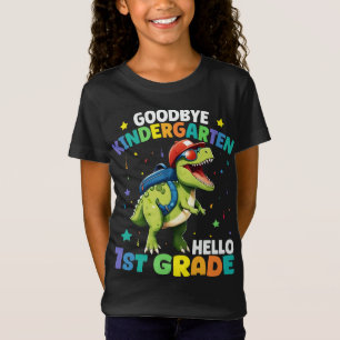 Adjö till Kindergarten Studenten Dinosaur Trex T Shirt