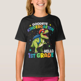 Adjö till Kindergarten Studenten Dinosaur Trex T Shirt