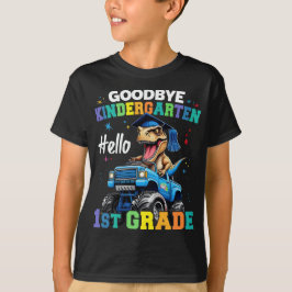 Adjö till Kindergarten Studenten Dinosaur Trex T Shirt