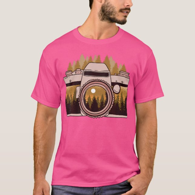 Adjust Your Focus Photographer Camera And Photogra T Shirt (Framsida)