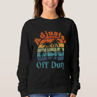 Adjuster off Duty Summer Break Pension T Shirt
