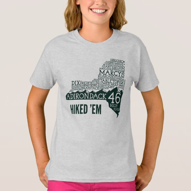 ADK46 Hiked Women's Långärmad T- Shirt T-shirt (Framsida)