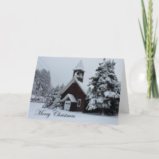 ADKs god jul… kyrkan i skogen Helgkort