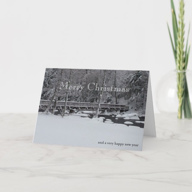 ADKs god jul… överbrygga Helgkort (Framsida)