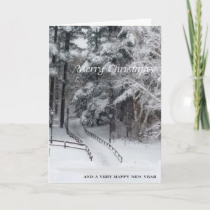 ADKs god jul… vägen som resas mindre Helgkort