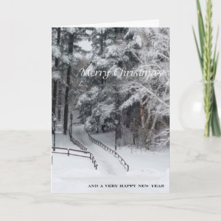 ADKs god jul… vägen som resas mindre Helgkort