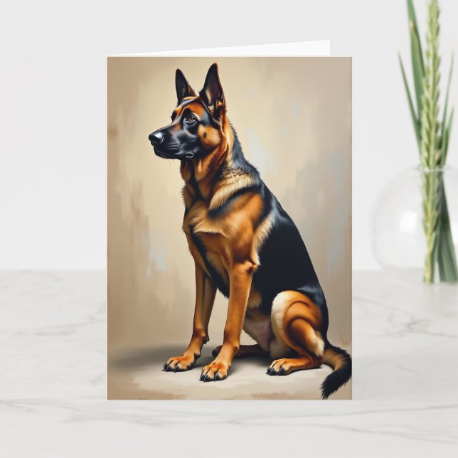 Ädla Hund Söta Fars Dagen Kort (Framsida)
