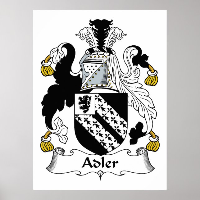 Adler Family Crest Poster (Framsidan)