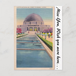Adler Planetarium, Chicago, Illonois Vykort