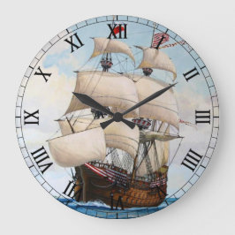 Adler von Lübeck Frakt - Anpassningsbar Clock Stor Klocka