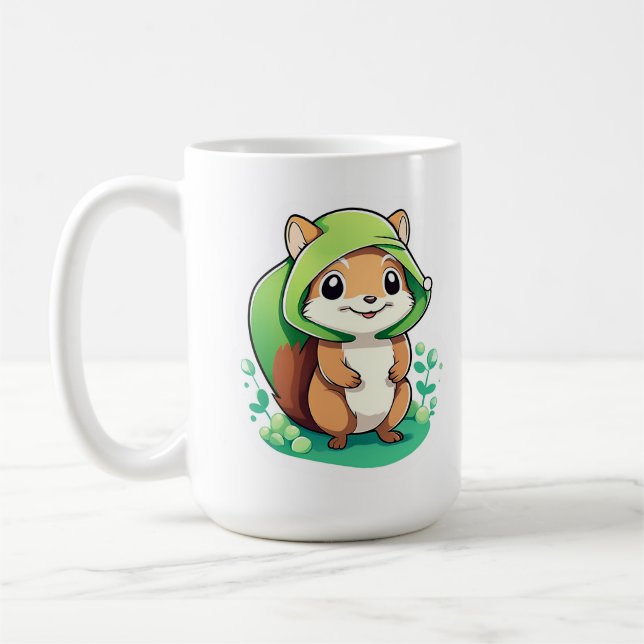Adlig djurekorre kaffemugg (Vänster)