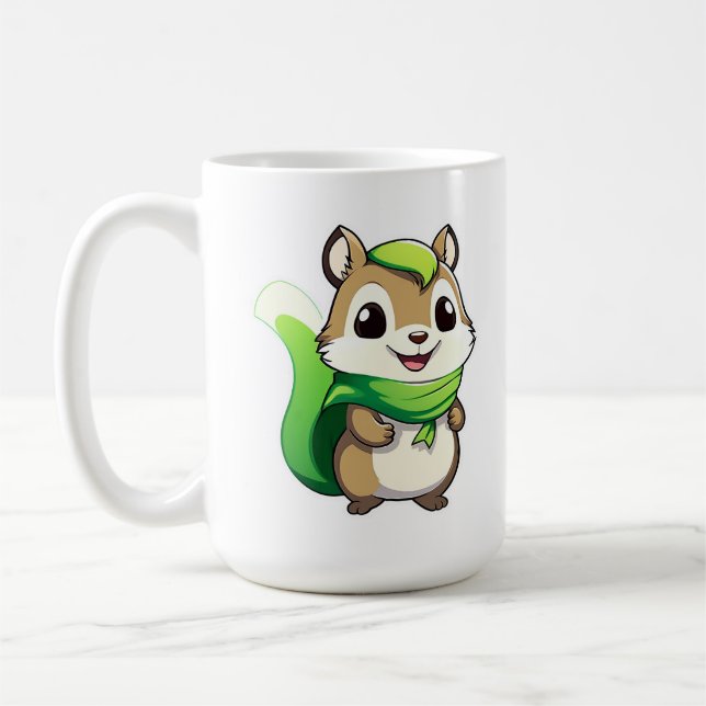 Adlig djurekorre kaffemugg (Vänster)