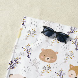 Adlig djurhuvud och Blommönster