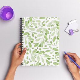 Adlig feminin vattenfärg mönster Greenery