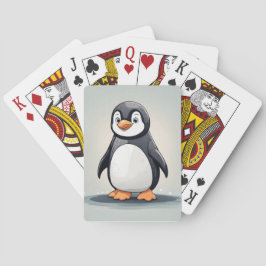 Adlig liten penguin casinokort
