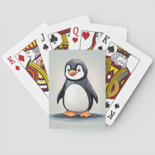 Adlig liten penguin casinokort
