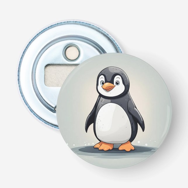 Adlig liten penguin flasköppnare (Framsidan)