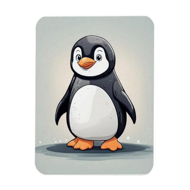Adlig liten penguin magnet (Vertikal)