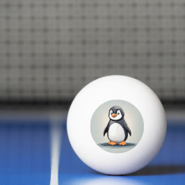 Adlig liten penguin pingisboll