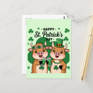 Adliga St patricks day Vykort