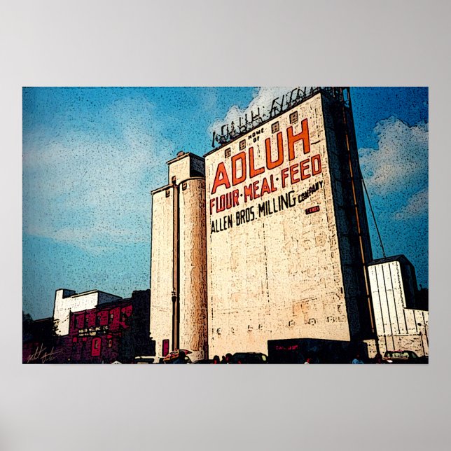 Adluh Flour Poster (Framsidan)