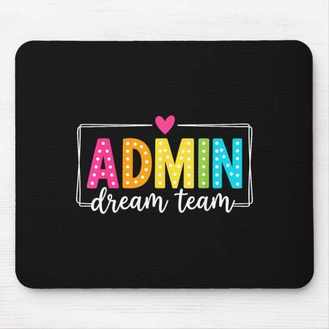 Admin Dröm Team Back To School Lärare Elever Musmatta (Framsidan)