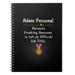 Admin Personal Anteckningsbok