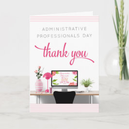 Admin Professionell Day Card - Office Tack Kort