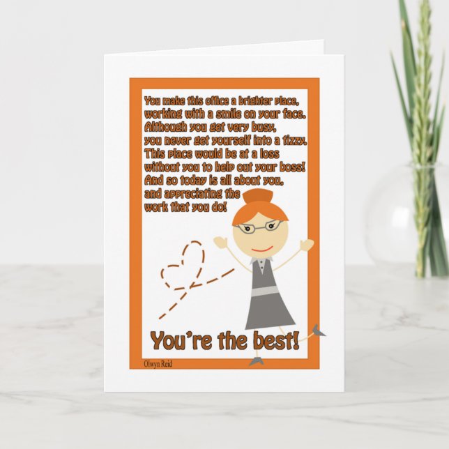 Admin Professionells Day with Verse Kort (Framsida)