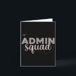 Admin Squad administrativ omedelbar kontorslag sek Kort<br><div class="desc">Admin Squad administrativ omedelbar kontorslag sekreterare</div>