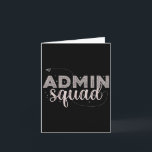 Admin Squad Administrativa omedelbara kontorsteam  Kort<br><div class="desc">Admin Squad Administrativa omedelbara kontorsteam sekreterare</div>