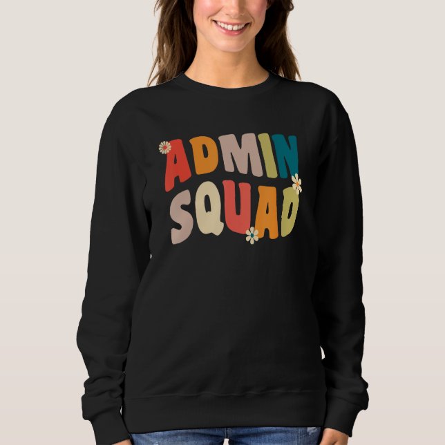Admin Squad Administrative Assistant For School Se T Shirt (Framsida)