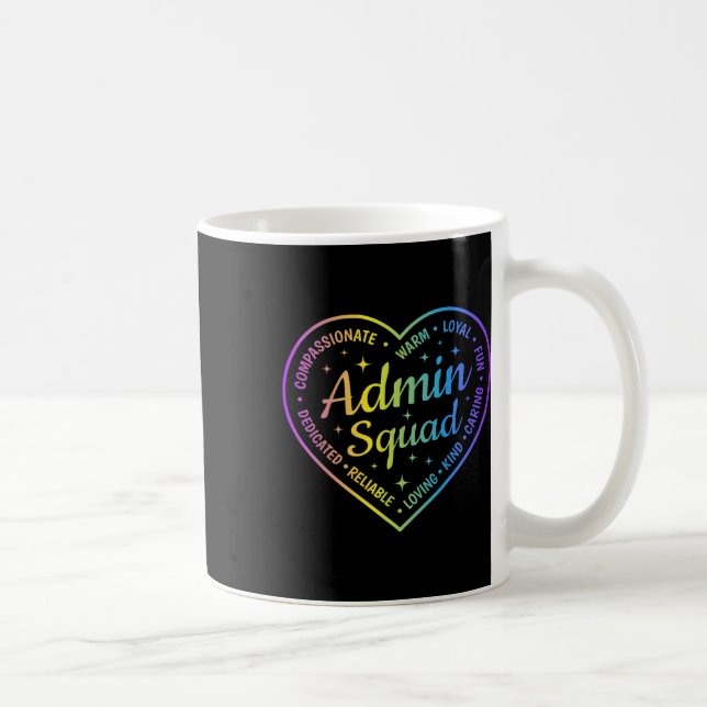 Admin Squad Definition Admin Omedelbar Besättning  Kaffemugg (Höger)