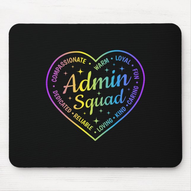 Admin Squad Definition Admin Omedelbar Besättning  Musmatta (Framsidan)