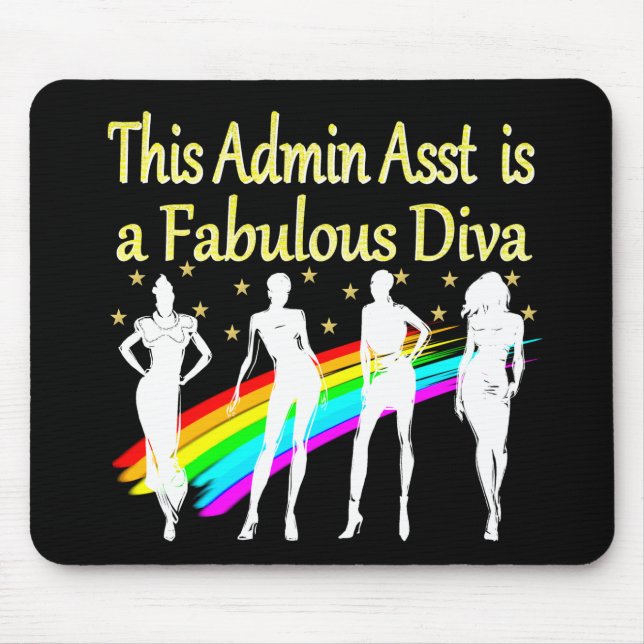 ADMINASSET ÄR EN FABULÖS DIVA MUSMATTA (Framsidan)