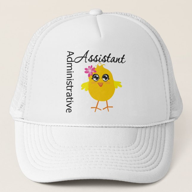 Administrationsassistent för Chick av kundkassa Keps (Framsida)