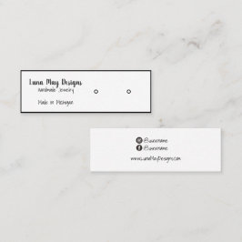 Administrationskort för judiska Visningar Mini Visitkort