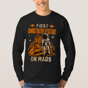 Administrativ assistent-astronaut t shirt