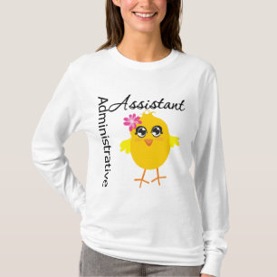 Administrativ assistent för gullig karriärchick t shirt