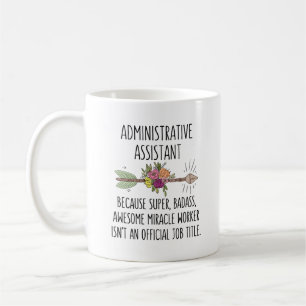 Administrativ assistent Gift Idea-kaffe Mugg Kopp