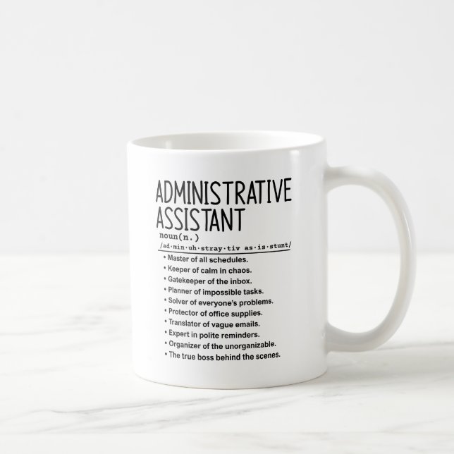 Administrativ assistent kaffemugg (Höger)